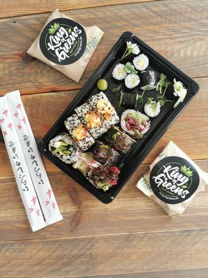 Vegan sushi at King of Greens in Leonberg