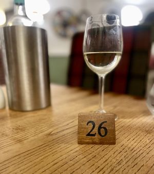 Two of their white wines are vegan - just ask!   at Warkworth House Hotel in Warkworth