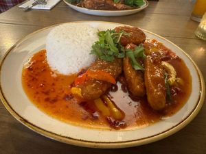 Sweet chilli 'no chick' at Warkworth House Hotel in Warkworth