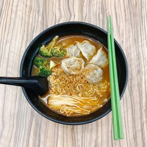 Vegan mala ramen (spicy) at Botanict 豐之素 in West Singapore