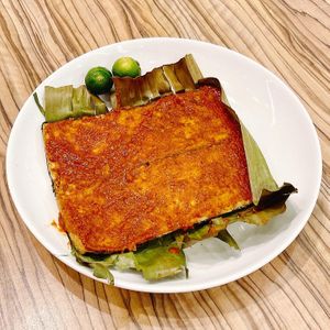 Belachan grilled fish at Botanict 豐之素 in West Singapore