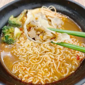 Fillings of dumpling at Botanict 豐之素 in West Singapore