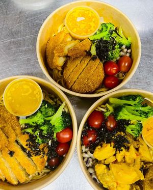 Nonya curry rice & curry cutlet rice  at Botanict 豐之素 in West Singapore