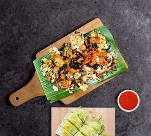 Kimchi vegan omelette  at Botanict 豐之素 in West Singapore