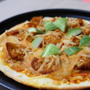 Vegan Lion Mane Satay Pizza at Botanict 豐之素 in West Singapore