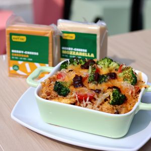 Vegan Mala Baked Rice at Botanict 豐之素 in West Singapore