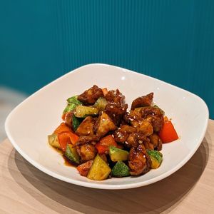 Vegan Sweet and Sour Pork at Botanict 豐之素 in West Singapore