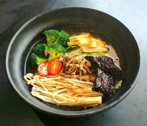 Mushroom soup mee Hoon kuay at Botanict 豐之素 in West Singapore