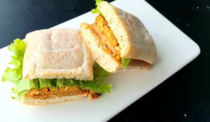 Otah tempeh ciabiatta at Botanict 豐之素 in West Singapore