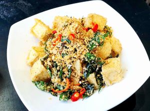 Cereal QQ tofu at Botanict 豐之素 in West Singapore