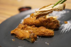 Signature vegetarian fried chicken at Botanict 豐之素 in West Singapore