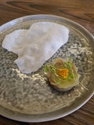 Smoked Aubergine at Botanico at The Garage in Central Singapore