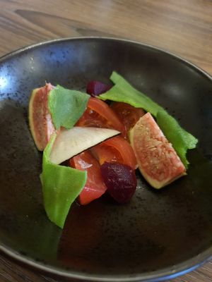 Seasonal tomatoes at Botanico at The Garage in Central Singapore