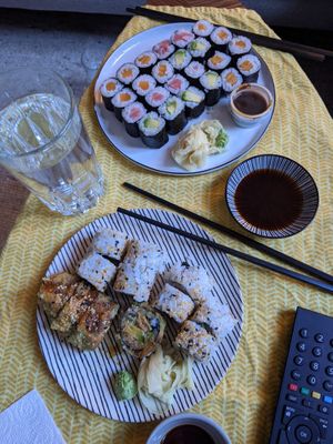 Vegan sushi! at KIM999 in Berlin