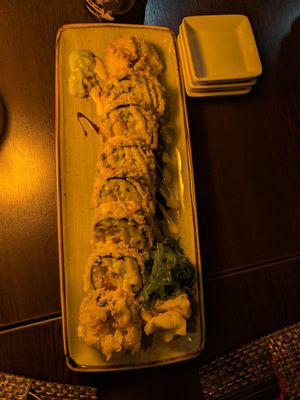 tempura vegan "chicken" at KIM999 in Berlin