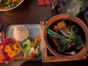 number 65: marinated tofu + vegan chicken at KIM999 in Berlin