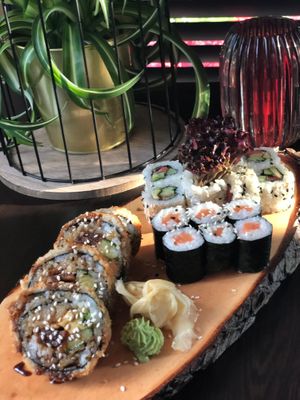 100% vegan sushi Menu 4 at KIM999 in Berlin