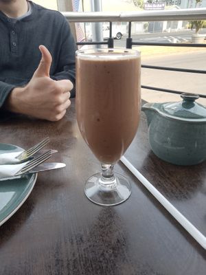 Peanut butter smoothie at Cafe Mayfair in Durban
