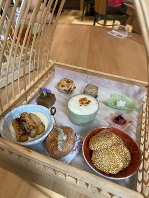 Vegan afternoon tea  at Miss Lee in Hong Kong Island
