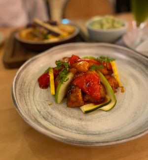 Sweet and sour pork at Miss Lee in Hong Kong Island