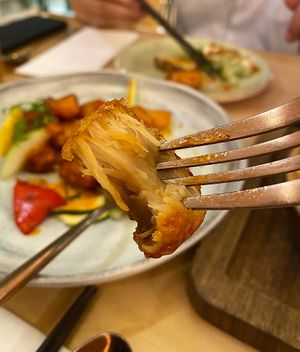 Hedgehog shroom!!!! at Miss Lee in Hong Kong Island