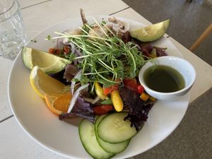 Vegan salad 🍀  at Skrylle in Soedra Sandby