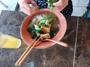 Noodle soup with tofu at Mémoires d'Indochine - P7 in Mannheim