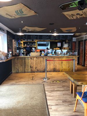 Servers  at Escape Route Café in Pitlochry