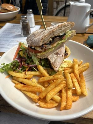   at Escape Route Café in Pitlochry