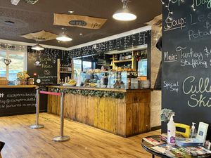 Counter  #Veganuary at Escape Route Café in Pitlochry