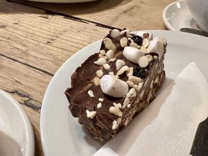 Rocky Road  #Veganuary at Escape Route Café in Pitlochry