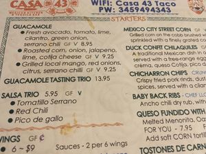 Guacamole, salsa are great 👍  at Casa 43 Mexican Kitchen and Tequila Bar in Seven Mile Beach