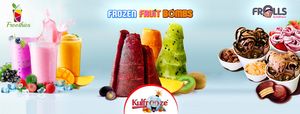 Exclusive range of Pure and Natural Desserts - Smoothies, Live Ice-Cream Rolls and our very own Frozen Fruit Bombs & Kulfis at Kulfreeze in Siliguri