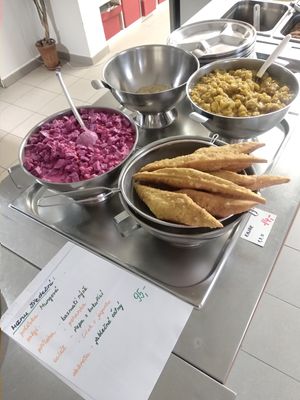 Daily menu at Vegebistro in Plzen