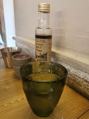 Beautiful glass at The Goat - Maybe closed in Timsbury