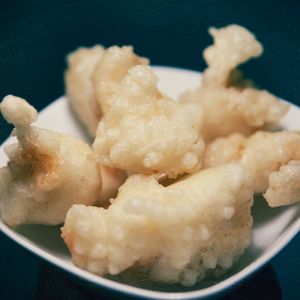 Seasonal vegetables in tempura at la Cucina di Pastella in Rome