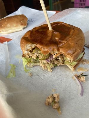 New vuna sandwich at Rainbow - King George in Tel Aviv