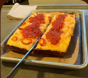 Vegan pizza   at Walt and Whitman Brewing in Saratoga Springs