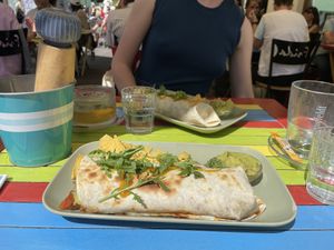 Veganitos and Dos Fridas burritos  at Frida in Vienna