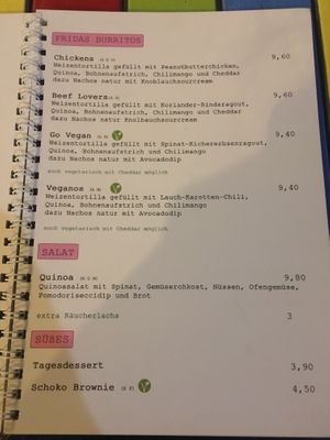 burritos at Frida in Vienna