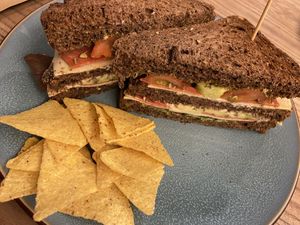 Club sandwich  at Kattencafé Sophie in Leiden