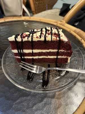 Vegan Red Velvet Cake  at Kattencafé Sophie in Leiden