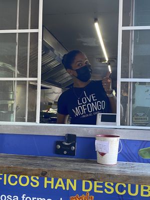 Friendly staff  at Rincon del Sabor  in Vieques