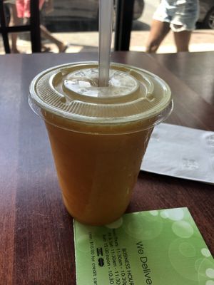 Fresh Orange juice   at Zen Vegetarian House in Brooklyn