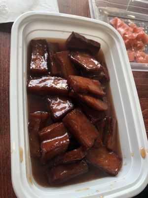 素叉燒  at Zen Vegetarian House in Brooklyn