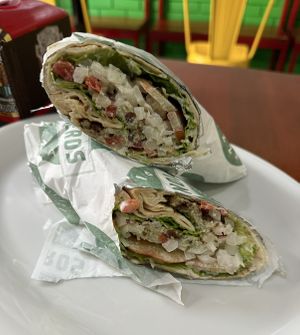   at Falafel Time in Medellin