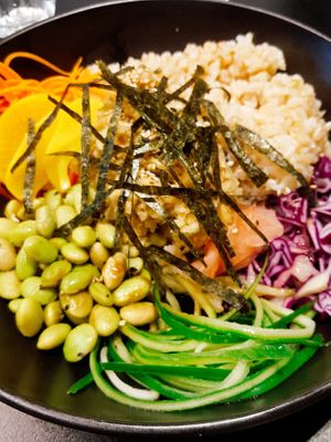 Sushi Bowl at Field to Fork Wholefoods Kitchen in Adelaide