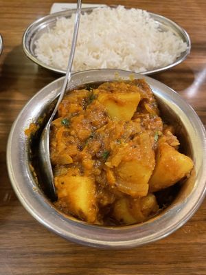 Aloo jeera  at Kamana Kitchen in Hilo