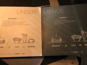 Menu deals in general at Hans im Glück - Harburg in Hamburg