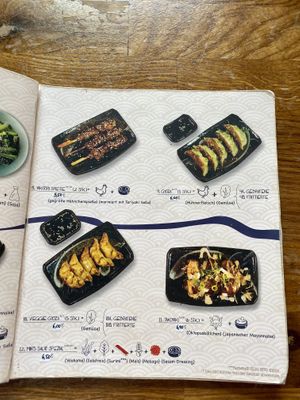 Posting complete menu  at Min Ramen Bar in Karlsruhe